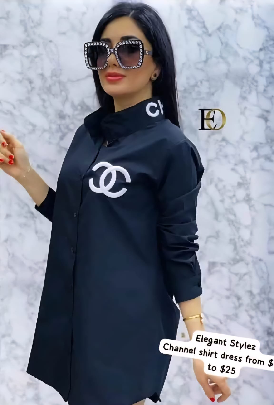 Women Shirts Dress - Image 2