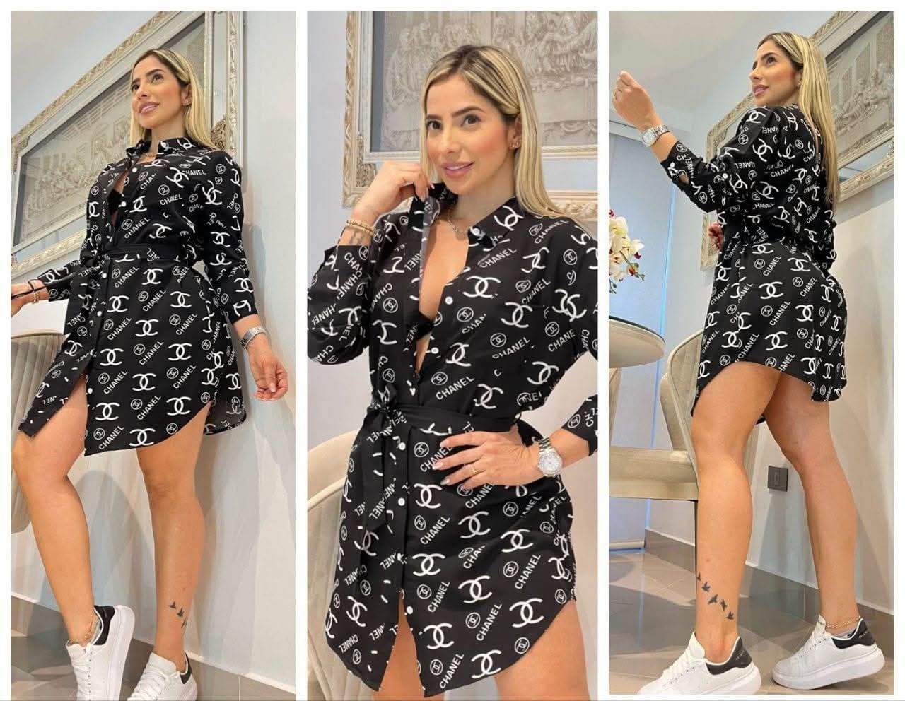 Women Shirts Dress - Image 10