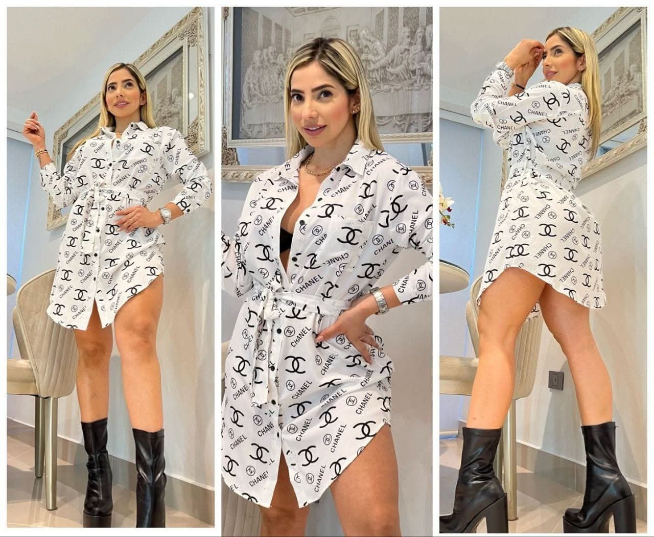 Women Shirts Dress - Image 8